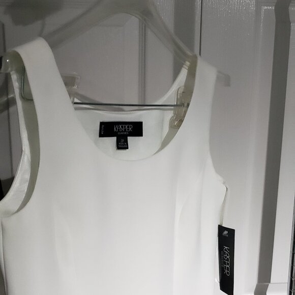 NWT 3 Piece Kasper Navy/White 2P Suit - Picture 5 of 13